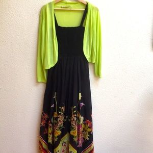 Soft Surroundings Cotton Sundress and Sweater.